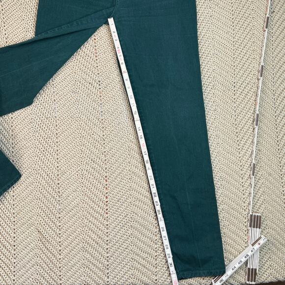 Vintage 90s BONGO Dark Green Jeans - Size 27 x 32 - Picture 5 of 8